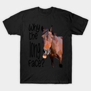 Horse - why the long face T-Shirt